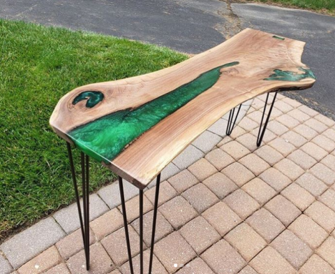 Epoxy table, DIY